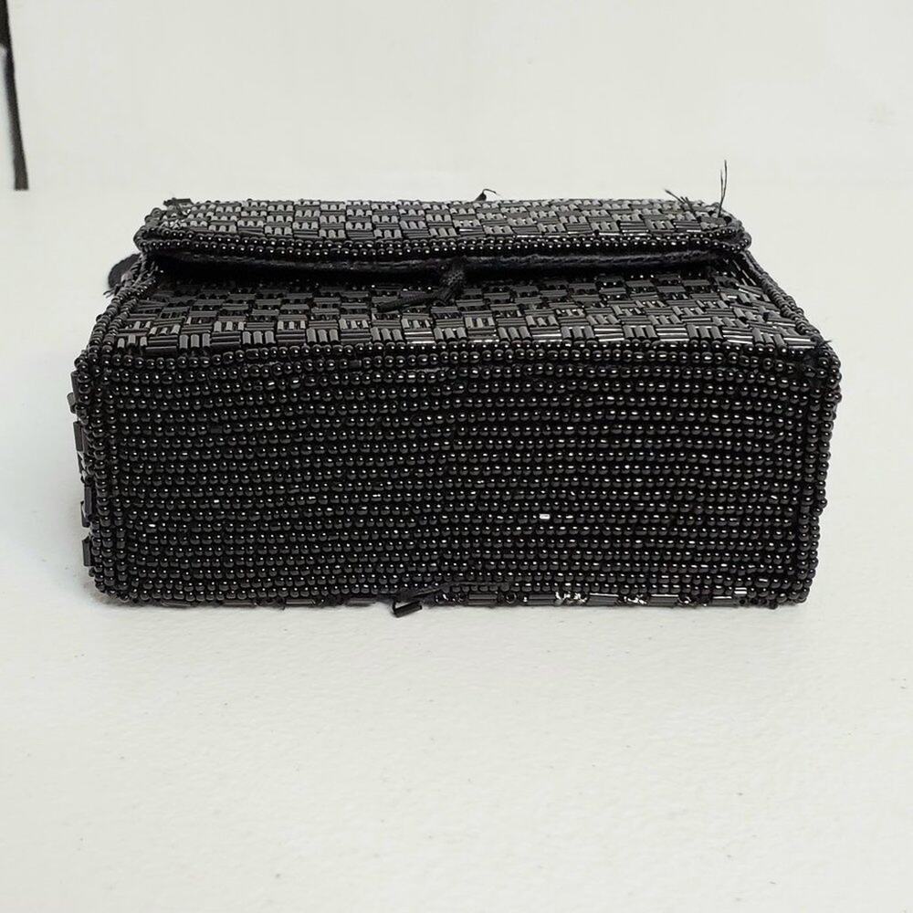 Alfred Sung Square Beaded Formal Evening Shoulder Bag - Picture 5 of 13